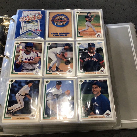 1991 Upper Deck Baseball Complete Set 1-800, SP1-SP2, and HH1