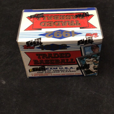 1992 Topps Traded Baseball Complete Set 1-T to 132-T