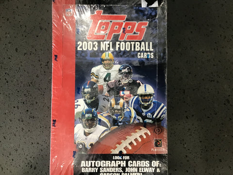 2003 Topps Football Hobby Box