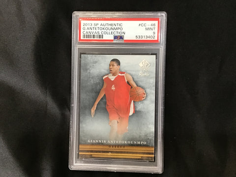 2013 SP Authentic Giannis Antetokounmpo Rookie CC-46 PSA 9 3402