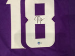 Justin Jefferson #18 Minnesota Vikings Autographed Jersey Cert