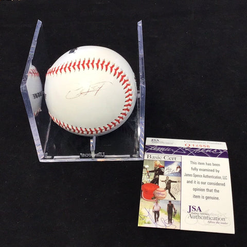 Dexter Fowler Autographed Baseball JSA Certified