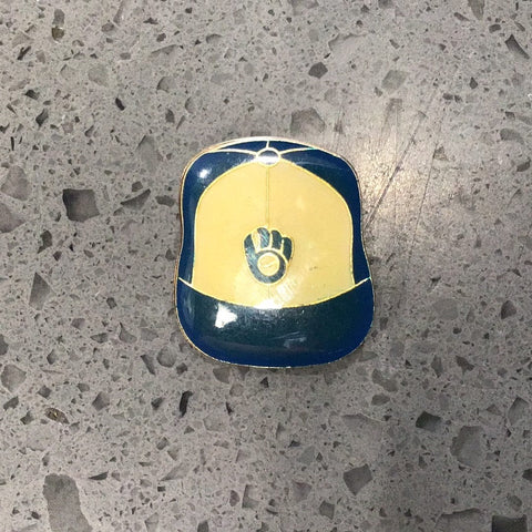 Milwaukee Brewers Baseball Hat Collectable Pin