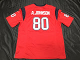 Houston Texans Andre Johnson #80 Silkscreen Jersey Adult XL