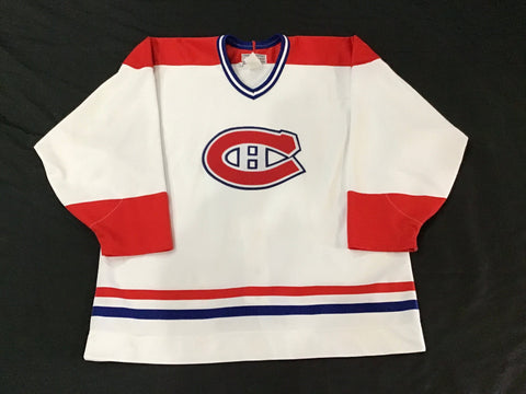 Montreal Canadiens Authentic Hockey Jersey with Fight Strap Adult 52