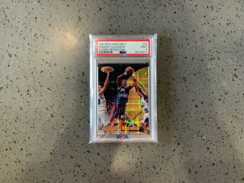 1997 Bowman’s Best Hakeem Olajuwon Atomic Refractor PSA 9 (8210)