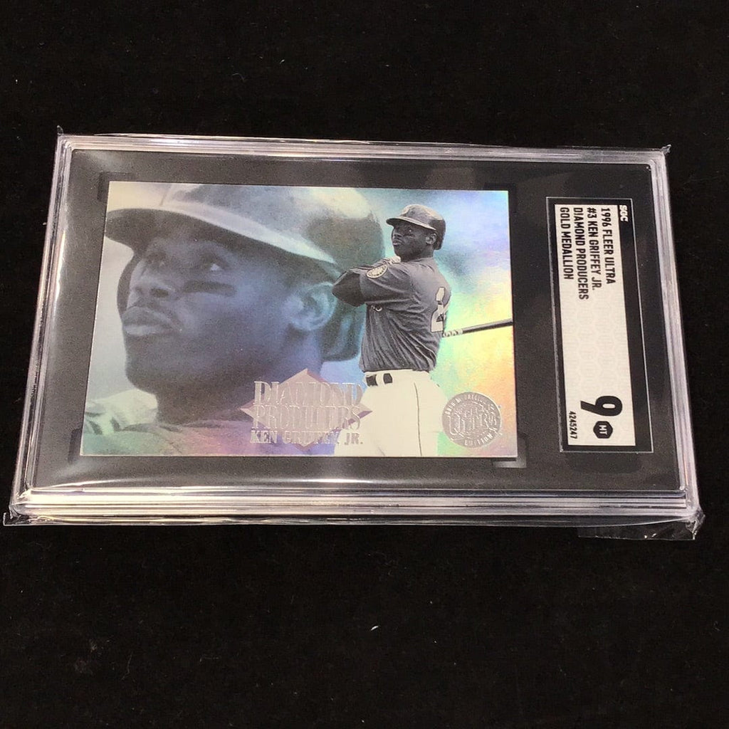 1996 Fleer Ultra Gold Medallion Ken Griffey, Jr. #3 Graded Card SGC 9 Overtime Sports 1996 Fleer Ultra Gold Medallion Ken Griffey, Jr. #3 Graded Card SGC 9 Overtime Sports