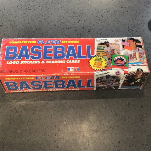 1988 Fleer Baseball Complete Set Logo Stickers and Traded Factory Sealed