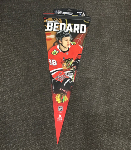 Player Pennant Connor Bedard Hockey Chicago Blackhawks