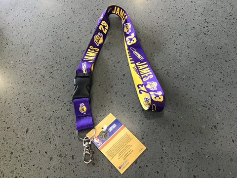 Player Lanyard LeBron James #23 LA Lakers