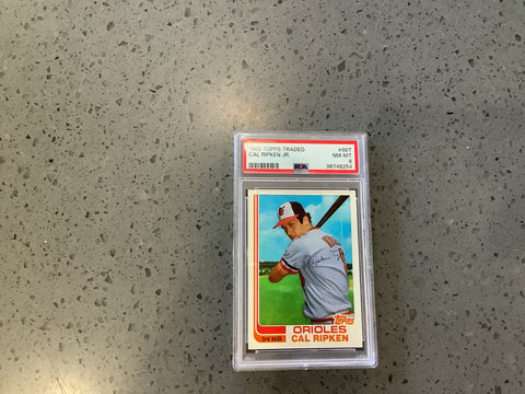 1982 Topps Traded Cal Ripken Jr PSA 8 (8254)