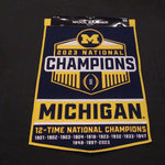 University of Michigan Wolverines 2023 Football National Champions Dynasty Banner