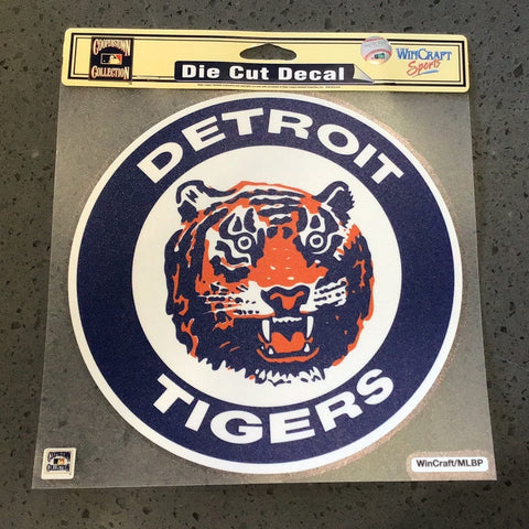 8x8 Decal - Baseball - Detroit Tigers
