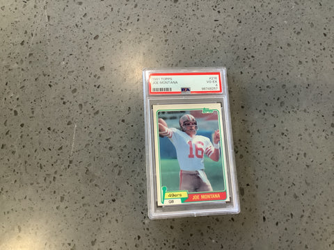 1981 Topps Joe Montana PSA 4 (8257)