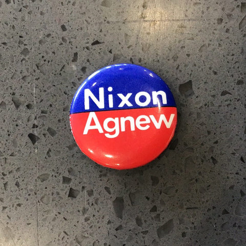 Nixon Agnew Reprint Vintage Button Pin