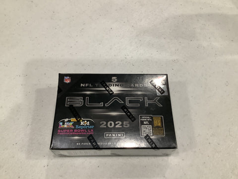2025 Panini Black Football Hobby Box