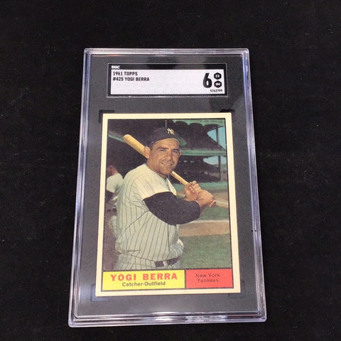 1961 Topps Yogi Berra #425 Graded Card SGC 6 (2799)