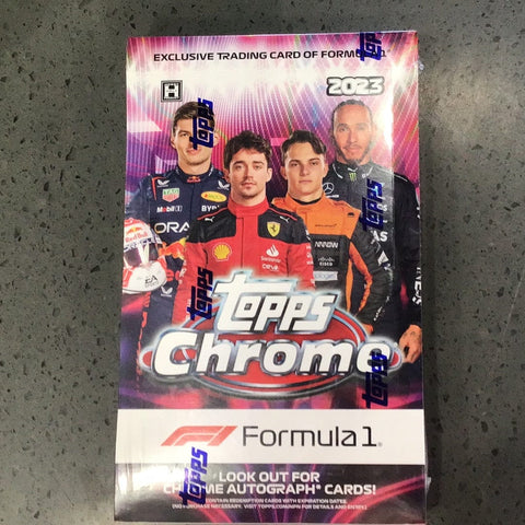 2023 Formula 1 Topps Chrome Hobby Box