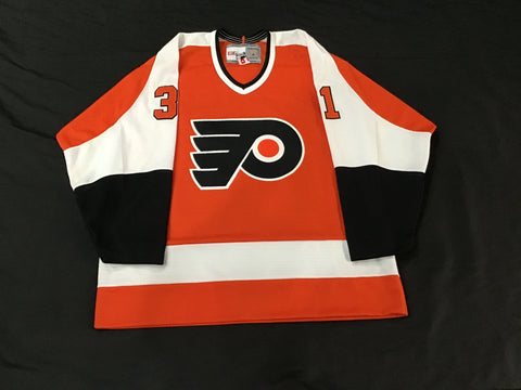 Philadelphia Flyers Lindbergh #31 Stitched Hockey Jersey Adult Large
