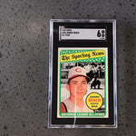 1969 Topps Johnny Bench All Star SGC 6 (2574)