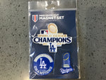 2024 Los Angeles Dodgers World Champions Magnet Set
