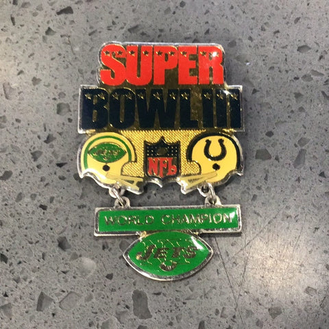 New York Jets Super Bowl III Champions Collectable Pin