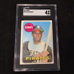 1969 Topps Bob Clemente #50 Graded Card SGC 4 (1957)