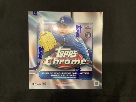 2025 Topps Chrome Baseball Mega Box