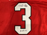 Pierre Pilote #3 Chicago Blackhawks Autographed Jersey Certified