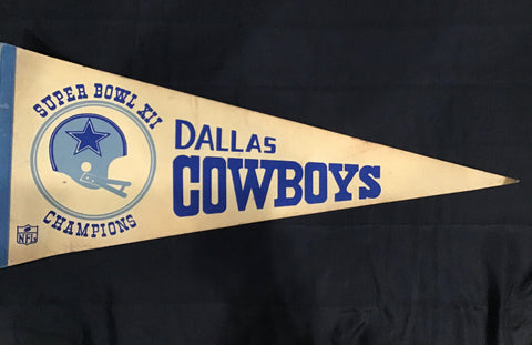 Dallas Cowboys Super Bowl XII Champions Pennant