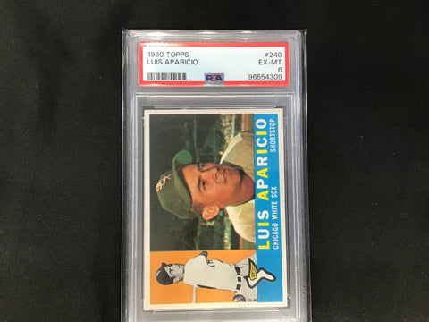 1960 Topps Luis Aparicio #240 PSA 6 4309