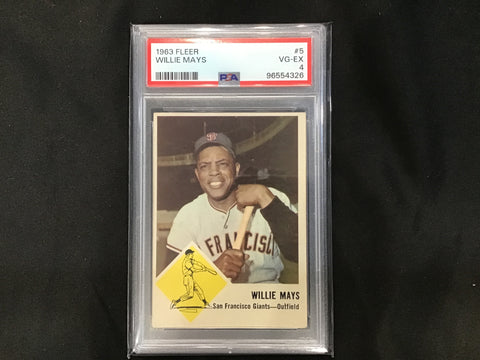 1963 Fleer Willie Mays #5 PSA 4 4326