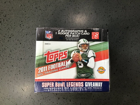 2011 Topps Football Jumbo Hobby Box