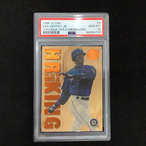 1996 Ultra Gold Medallion Ken Griffey, Jr. #6 Graded Card PSA 10 (4729)