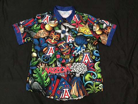 University of Arizona Hawaii Shirt Size L