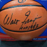 Walt Frazier Autographed Basketball