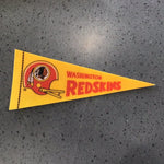 Team Pennant Mini Vintage Football Washington Redskins