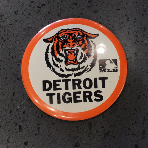 Detroit Tigers Vintage MLB Button Pin