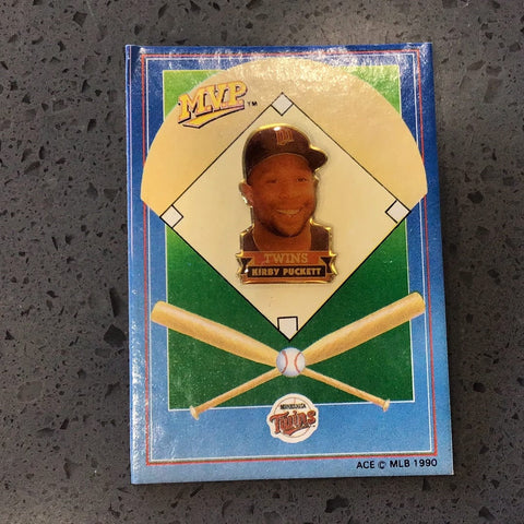 Kirby Puckett Minnesota Twins Vintage 1990 Metal Pin