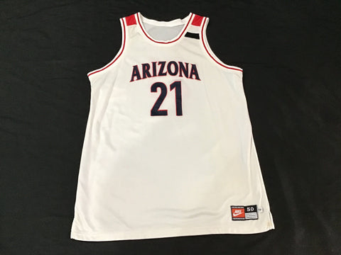 University of Arizona Wildcats Andy Brown #21 Player-Issued Basketball Jersey Adult 50 Extra Long