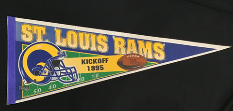 St Louis Rams 1995 Kickoff Vintage Pennant