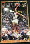 Karl Malone the Mailman 1992 Utah Jazz Poster