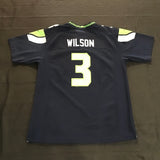 Seattle Seahawks Russell Wilson #3 Jersey Youth XL