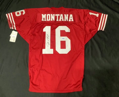Joe Montana Autographed Football Jersey