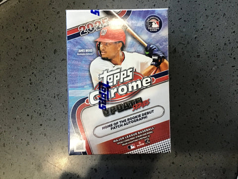 2025 Topps Chrome Update Series Blaster Box