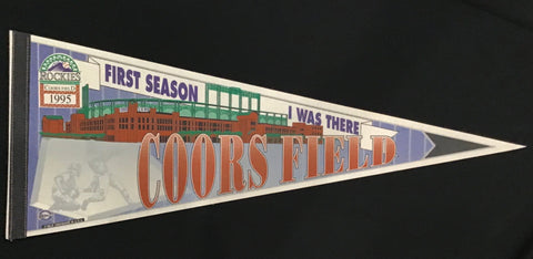 Colorado Rockies 1995 Coors Field Vintage Pennant