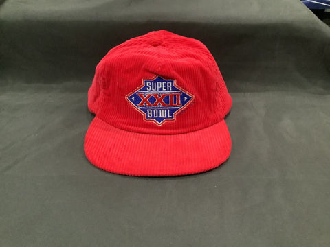 1987 Super Bowl XXII Corduroy Hat