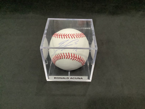 Atlanta Braves Ronald Acuna Jr. #13 Autographed Baseball Certified