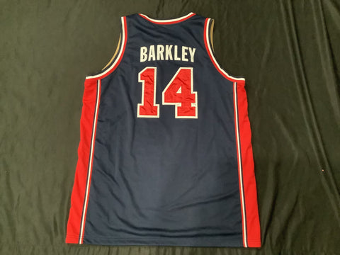 Charles Barkley #14 USA Basketball Jersey Men’s Size XL