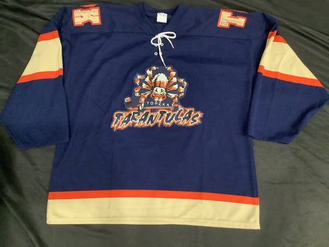 Topeka Tarantulas Hockey Jersey Mens XXL